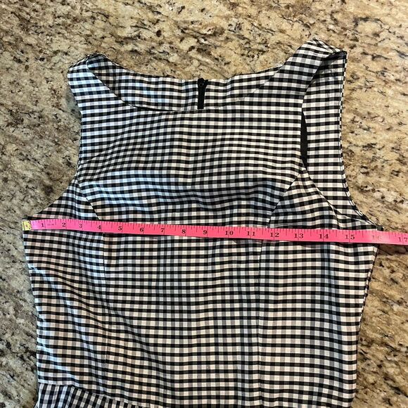 D.L. Cerney New York Gingham Retro 60s Mini Dress XS - Picture 9 of 11